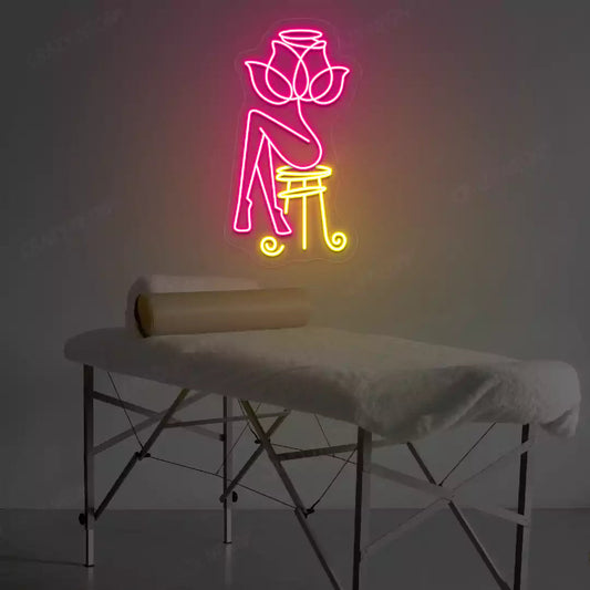 Rose Bliss Spa neon sign