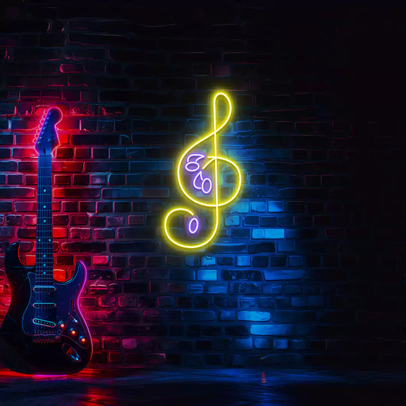 ClefGlow Neon Sign