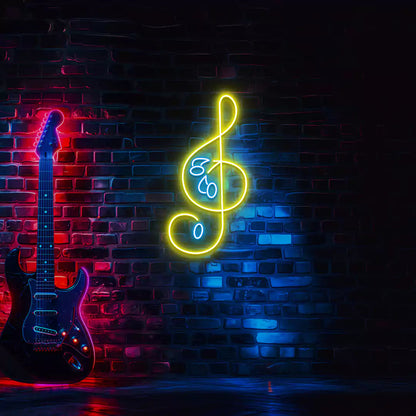 ClefGlow Neon Sign