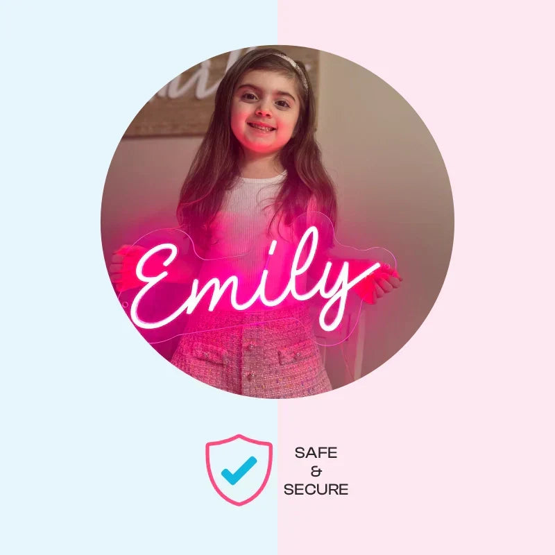 Double line LED neon sign for business, bright open light.