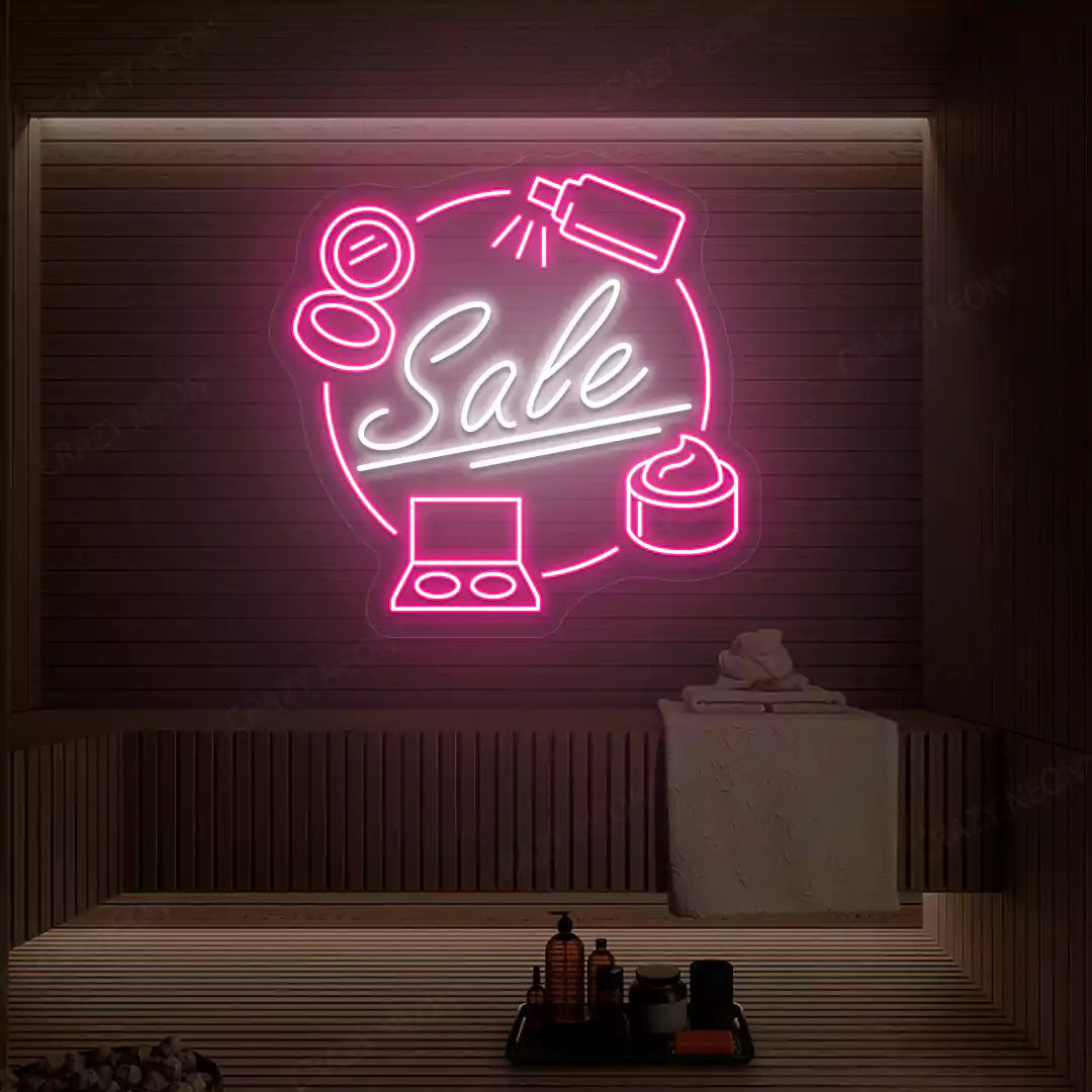 Cosmetic Sale neon sign