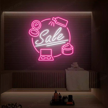 Cosmetic Sale neon sign