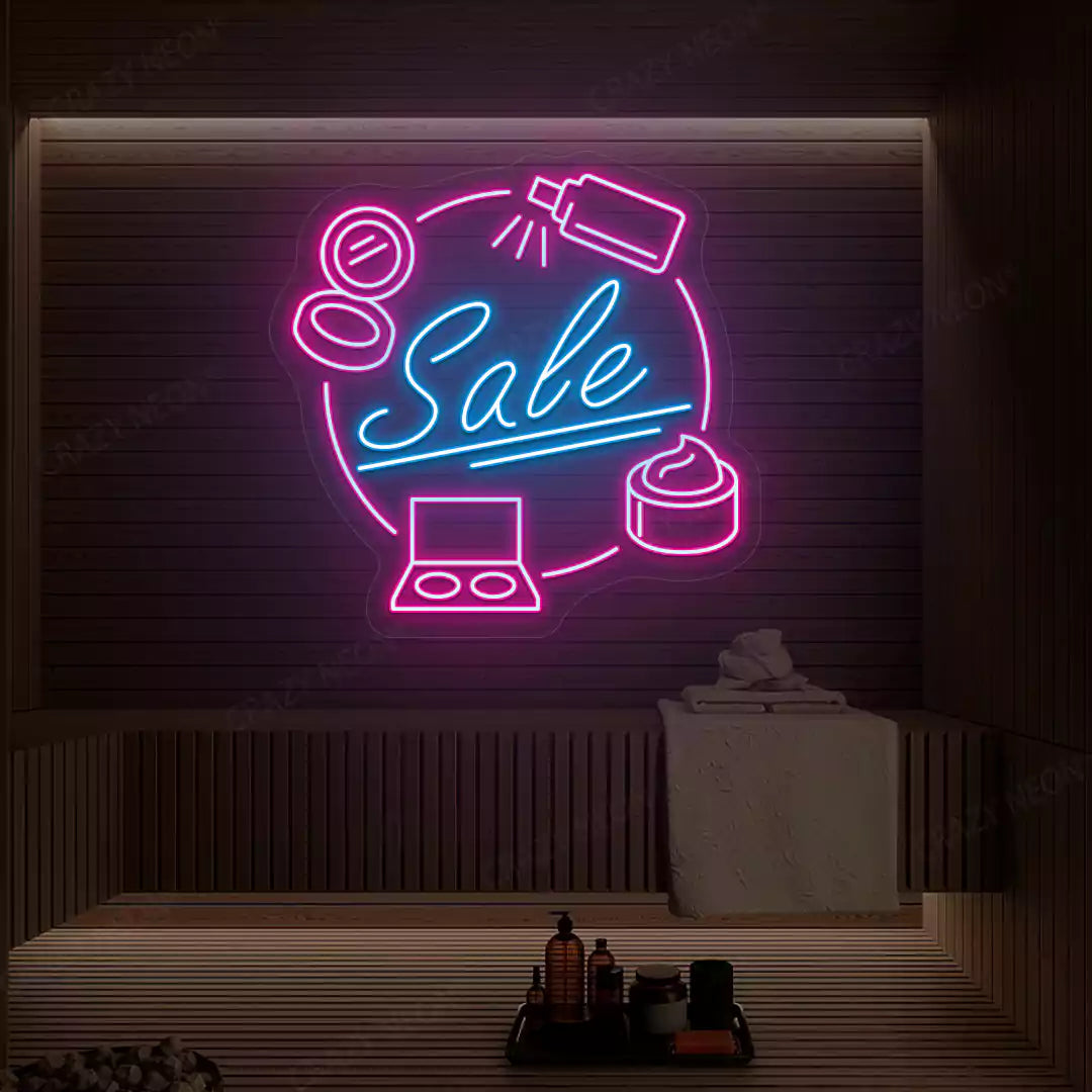 Cosmetic Sale neon sign