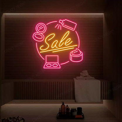Cosmetic Sale neon sign