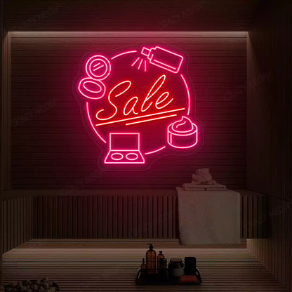 Cosmetic Sale neon sign