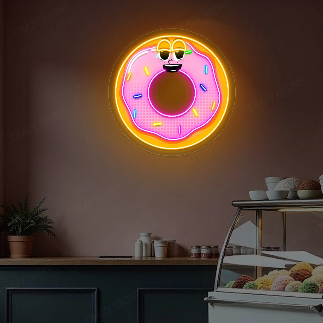 Donut Neon Artwork Sign