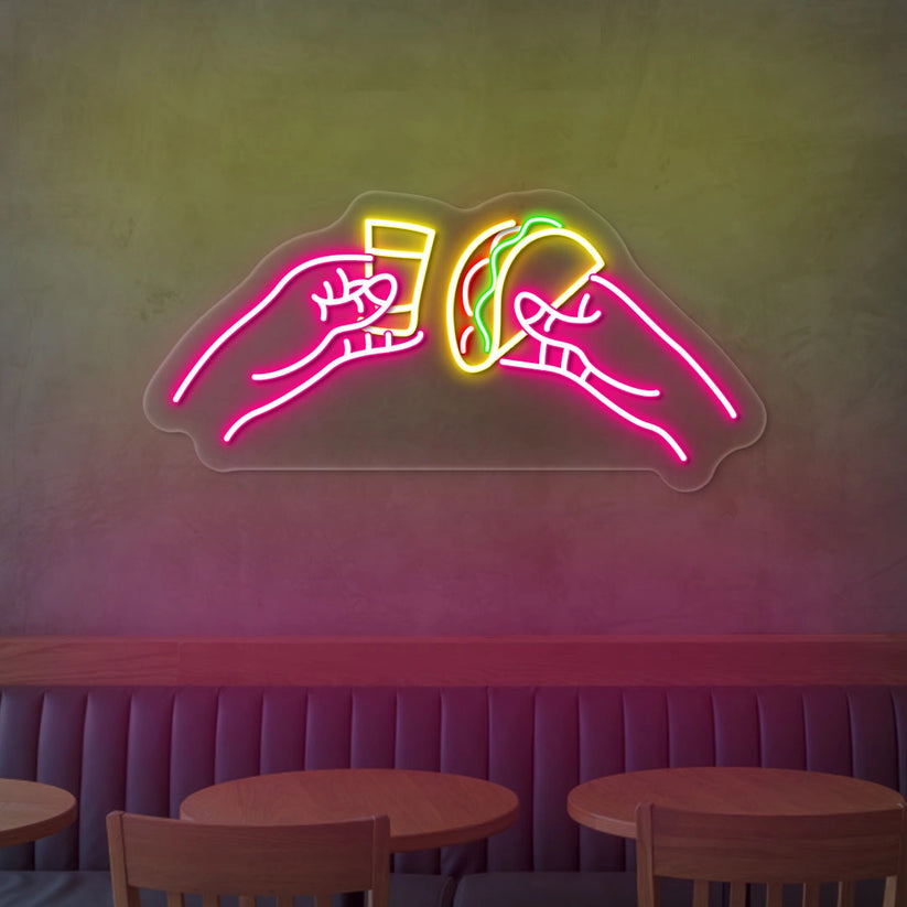 Tacos and Tequila Led Neon Sign