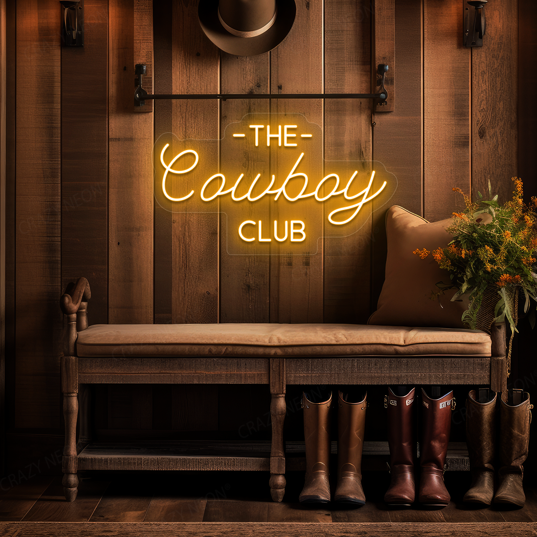 The Cowboy Club LED Neon Sign