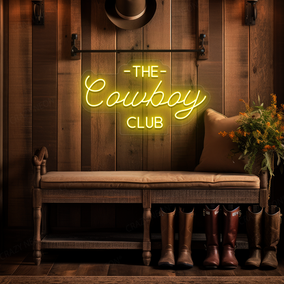 The Cowboy Club LED Neon Sign
