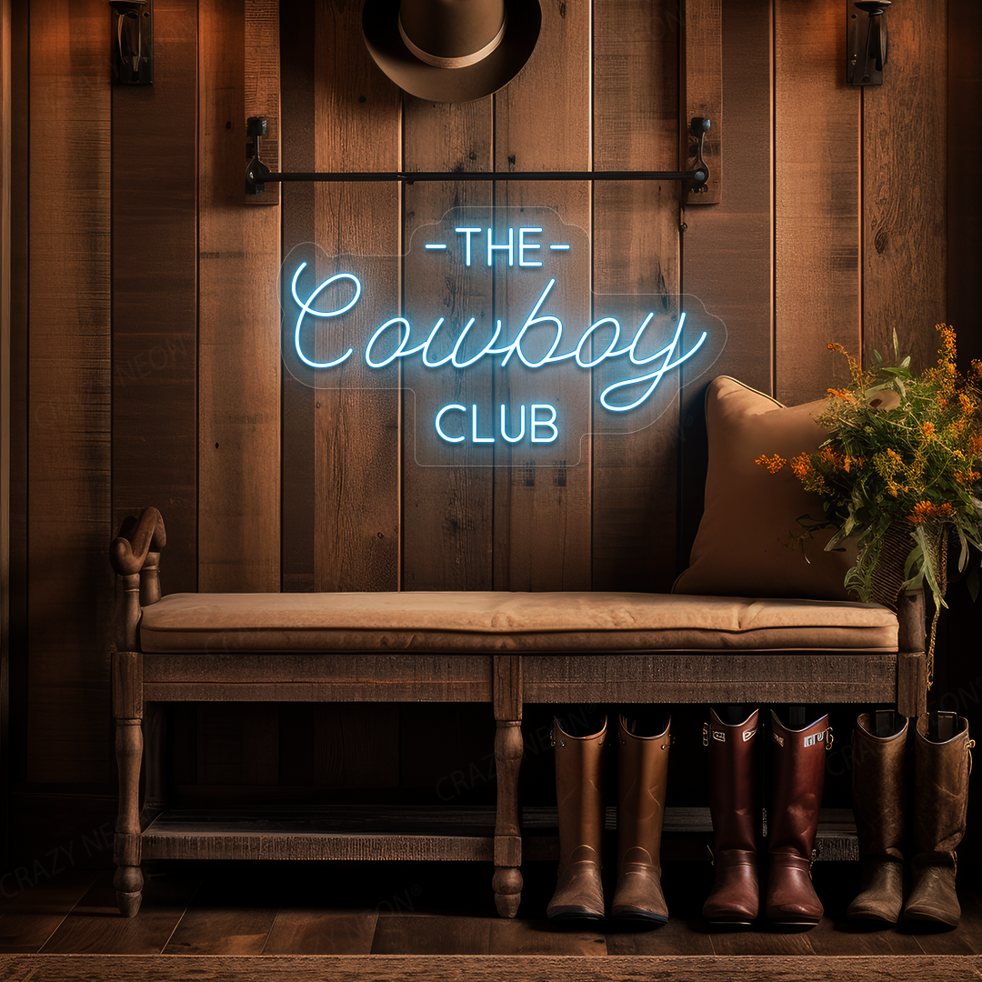 The Cowboy Club LED Neon Sign