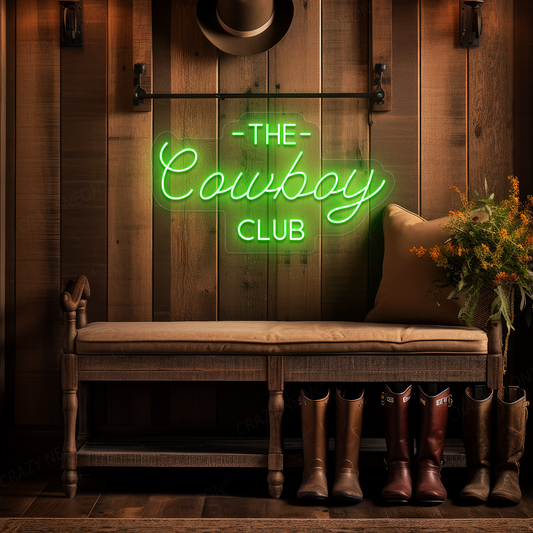 The Cowboy Club LED Neon Sign