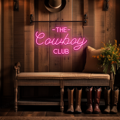 The Cowboy Club LED Neon Sign