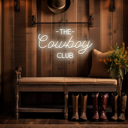The Cowboy Club LED Neon Sign