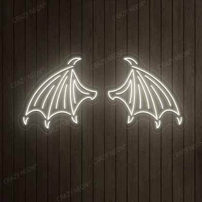 Bat Wings Neon Sign