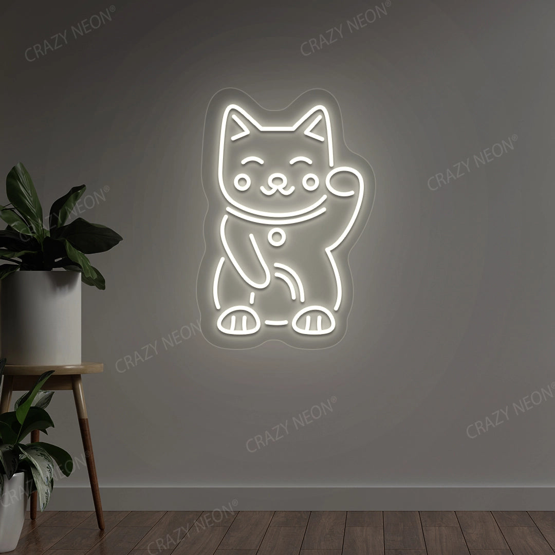 Charming Cat Neon Sign