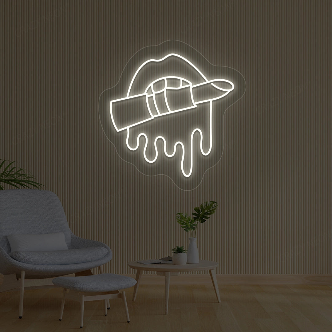 Lipstick Makeup Artist Neon Sign