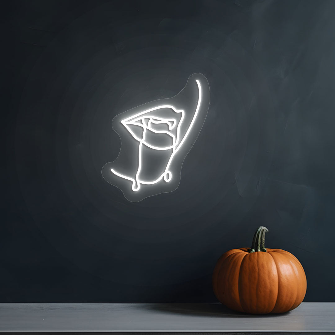 Dracula Mouth Neon Sign