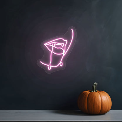 Dracula Mouth Neon Sign