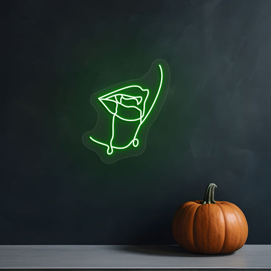Dracula Mouth Neon Sign