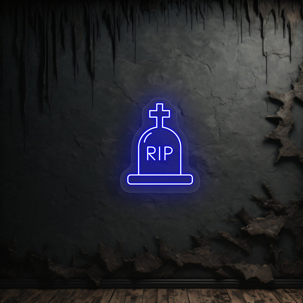 RIP Tombstone Neon Sign