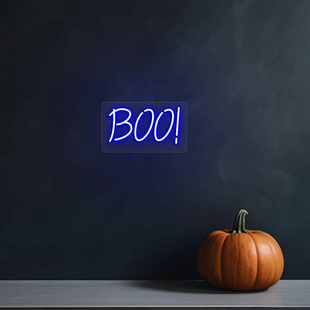 Boo Neon Sign