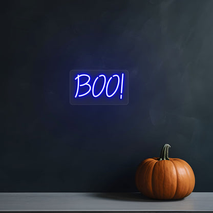 Boo Neon Sign