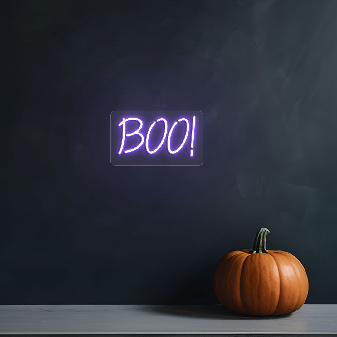Boo Neon Sign