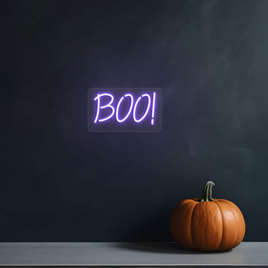 Boo Neon Sign
