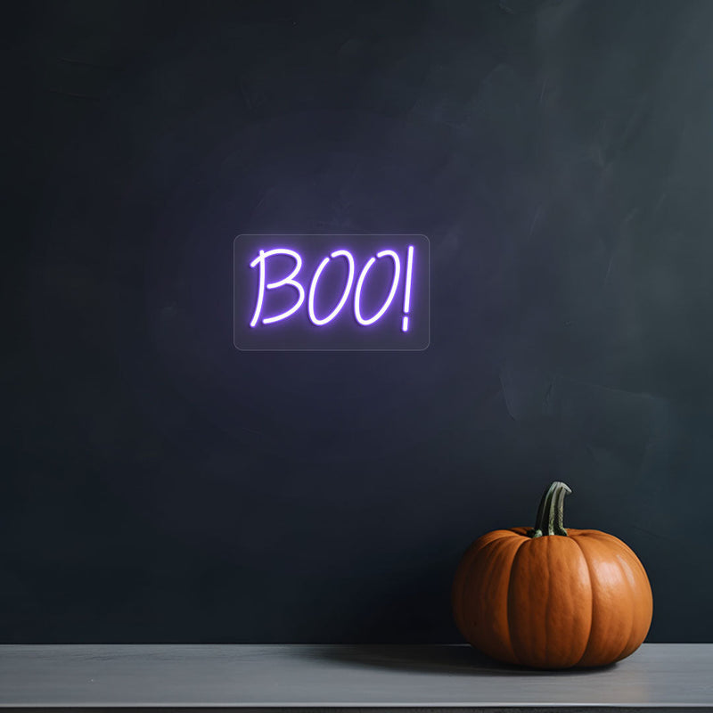 Boo Neon Sign