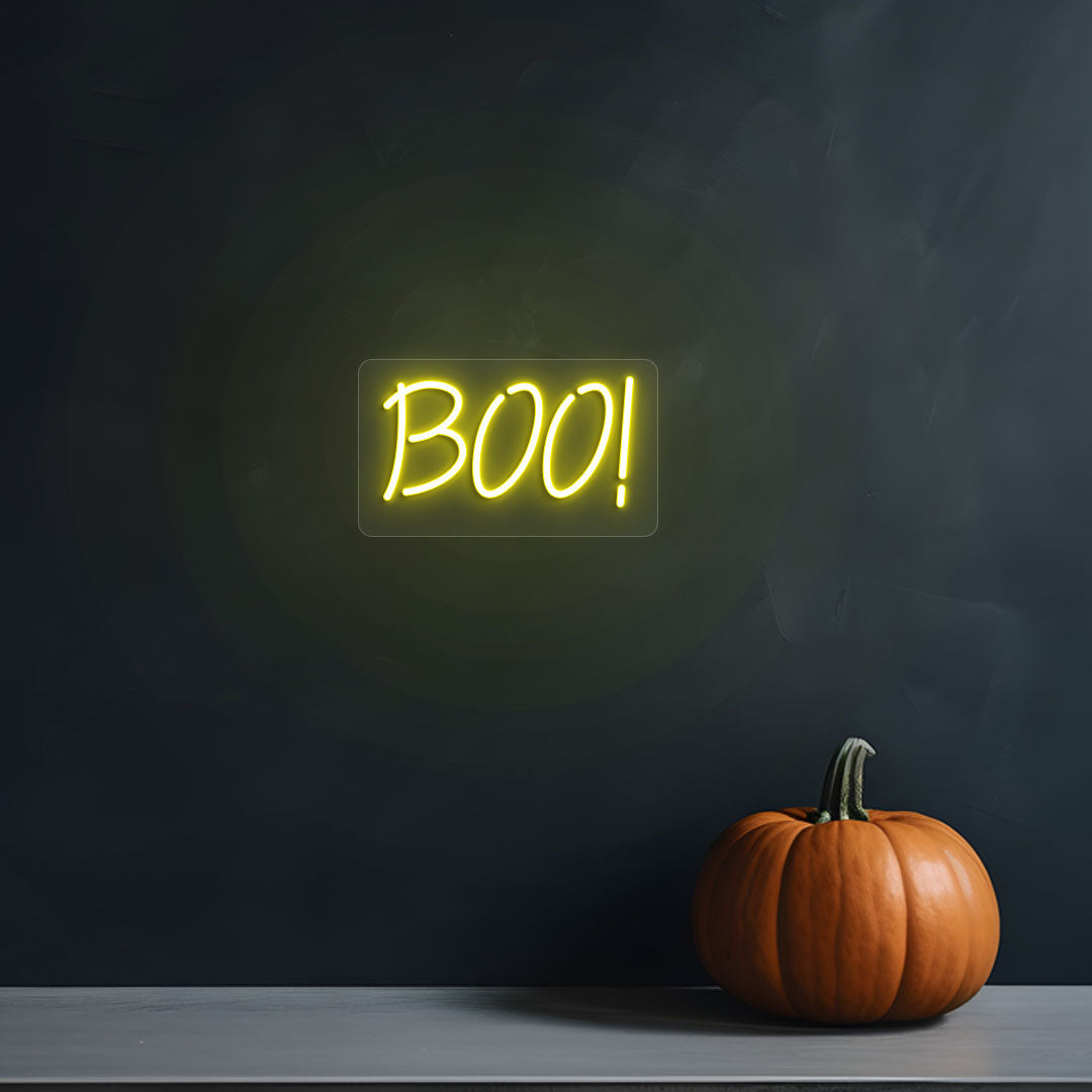 Boo Neon Sign