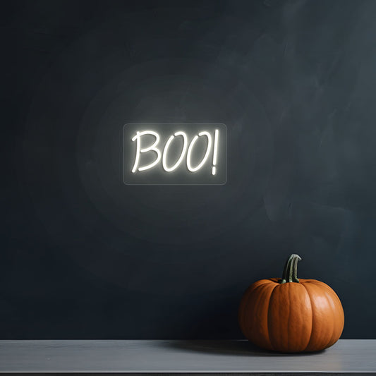 Boo Neon Sign