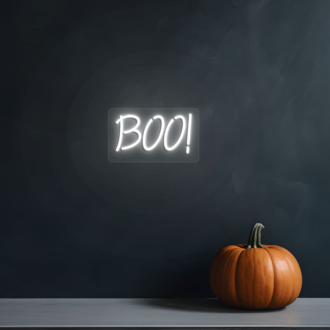 Boo Neon Sign