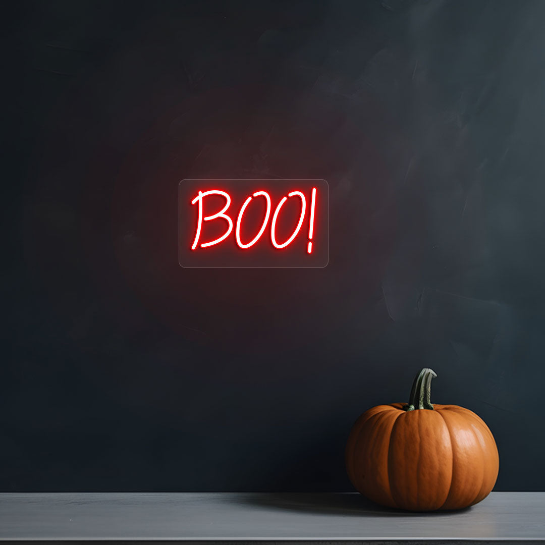 Boo Neon Sign