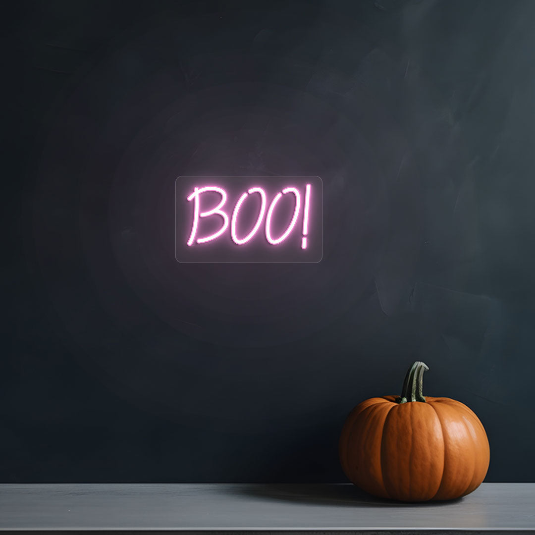 Boo Neon Sign