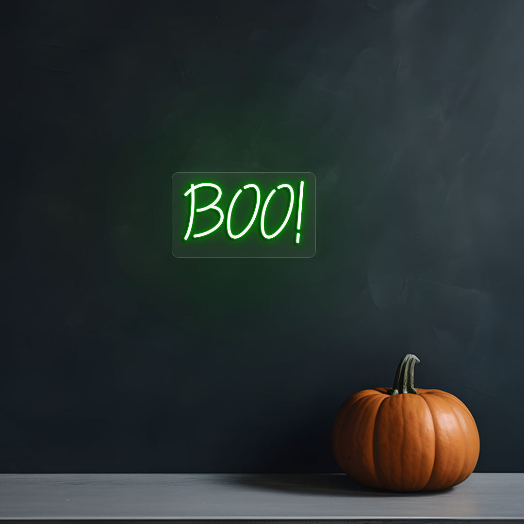 Boo Neon Sign