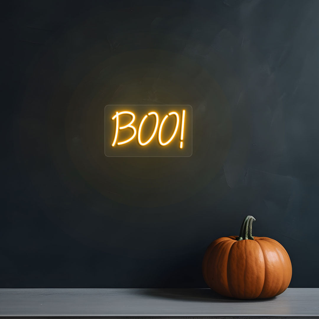 Boo Neon Sign