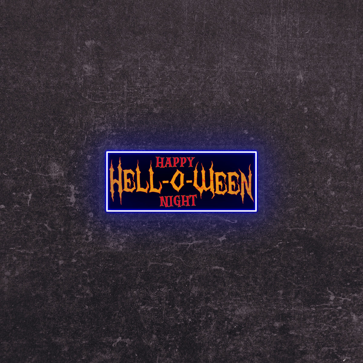 Hell-O-Ween Neon Artwork