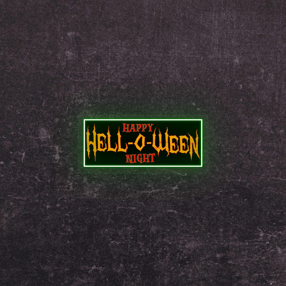 Hell-O-Ween Neon Artwork