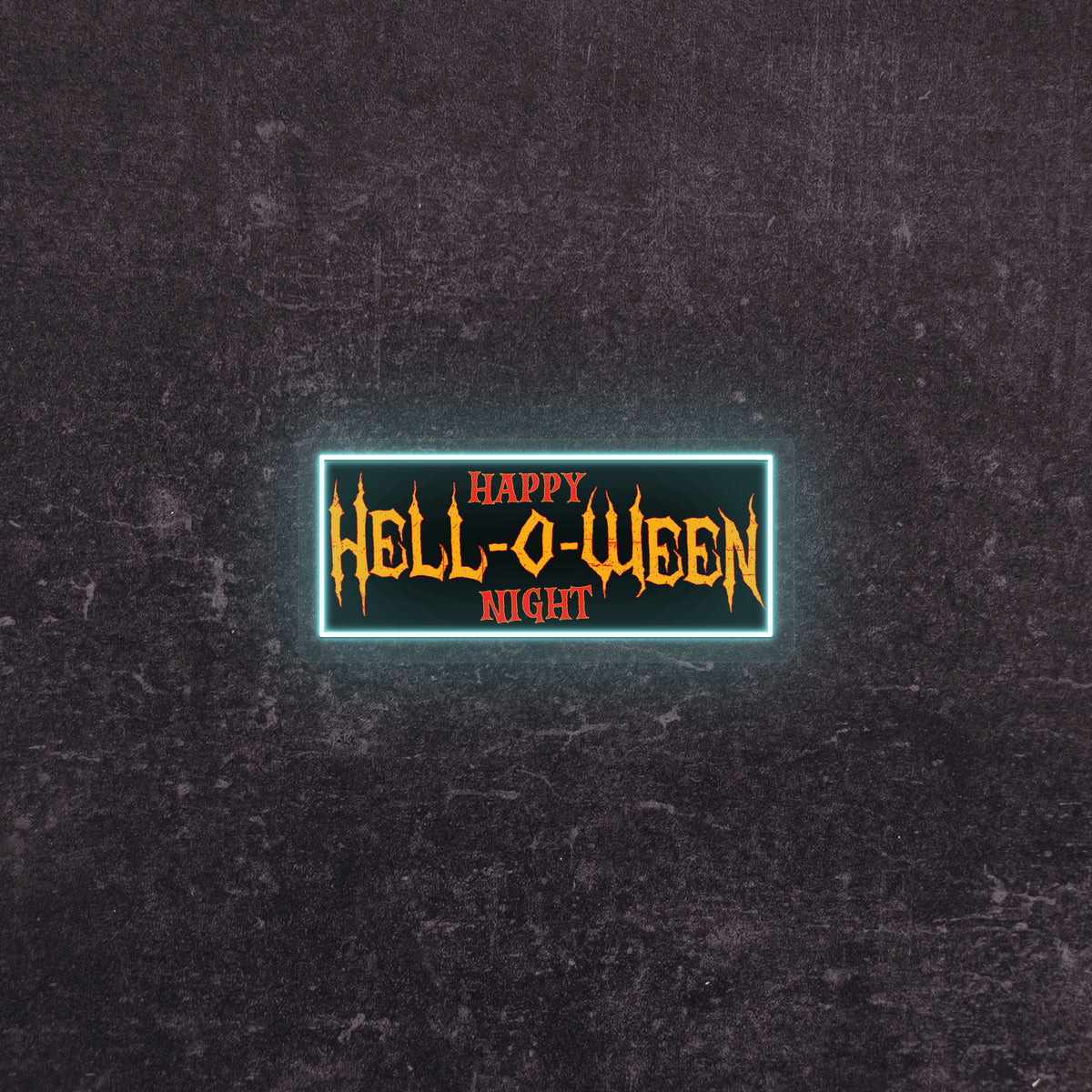 Hell-O-Ween Neon Artwork