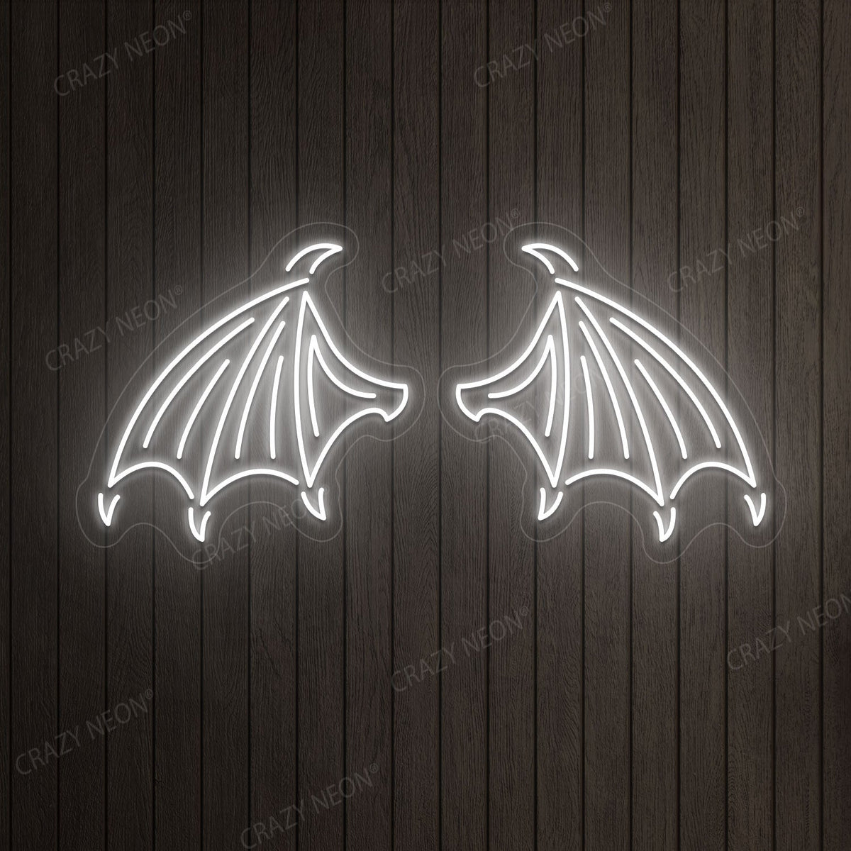 Bat Wings Neon Sign