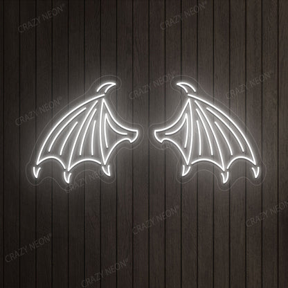 Bat Wings Neon Sign