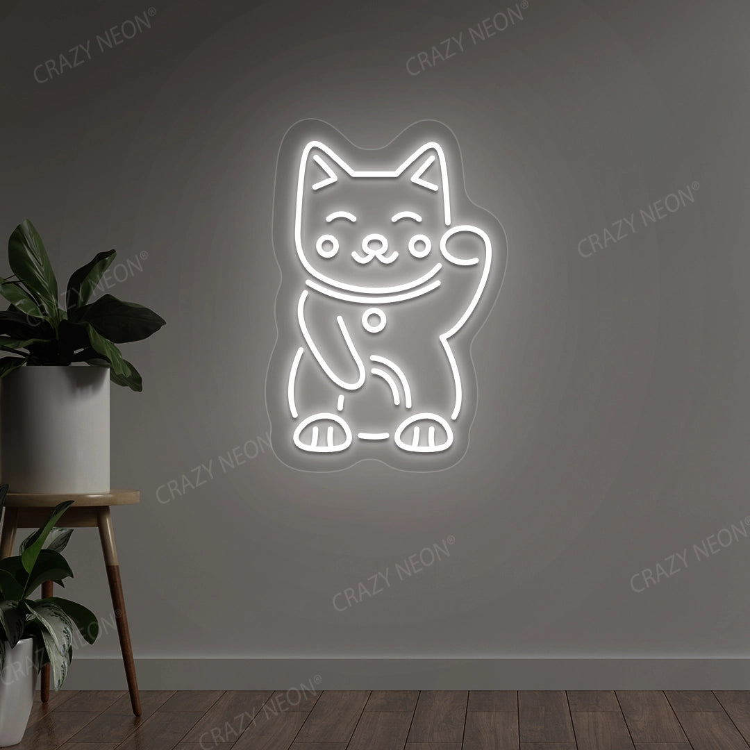 Charming Cat Neon Sign