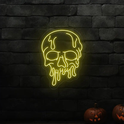 LED Skull Neon Sign