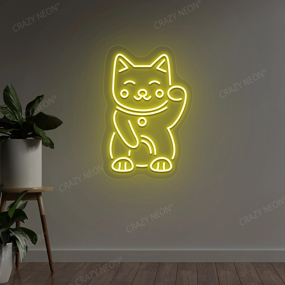 Charming Cat Neon Sign
