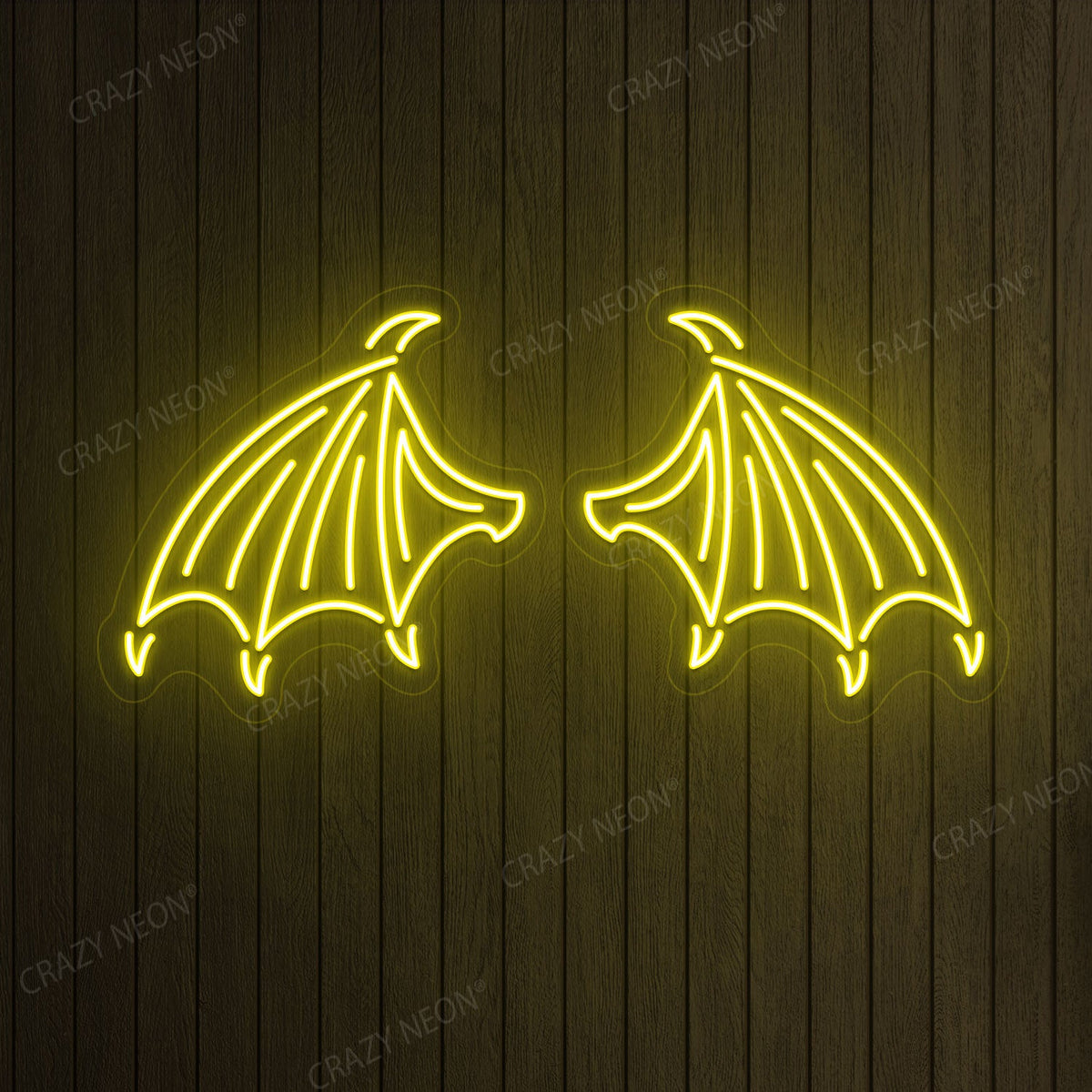 Bat Wings Neon Sign