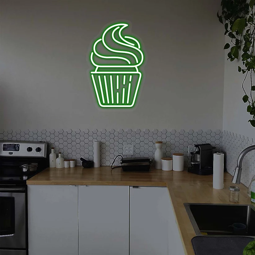 Cupcake Neon Sign