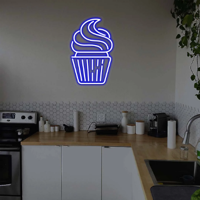 Cupcake Neon Sign