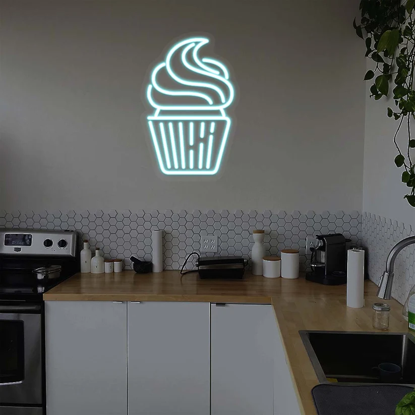 Cupcake Neon Sign