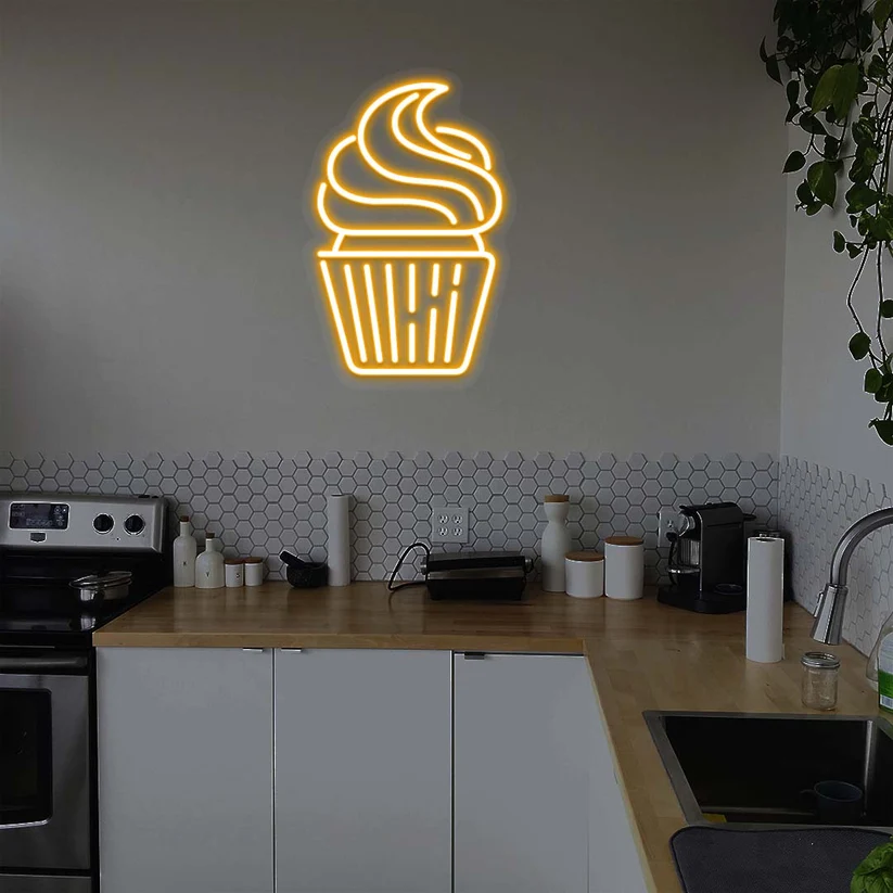 Cupcake Neon Sign