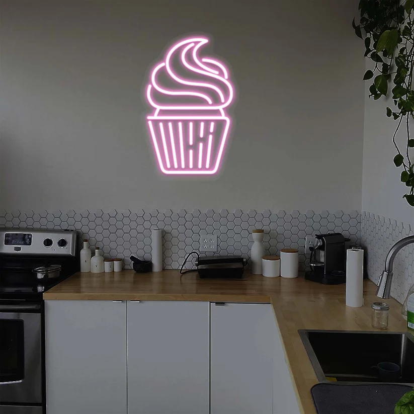 Cupcake Neon Sign